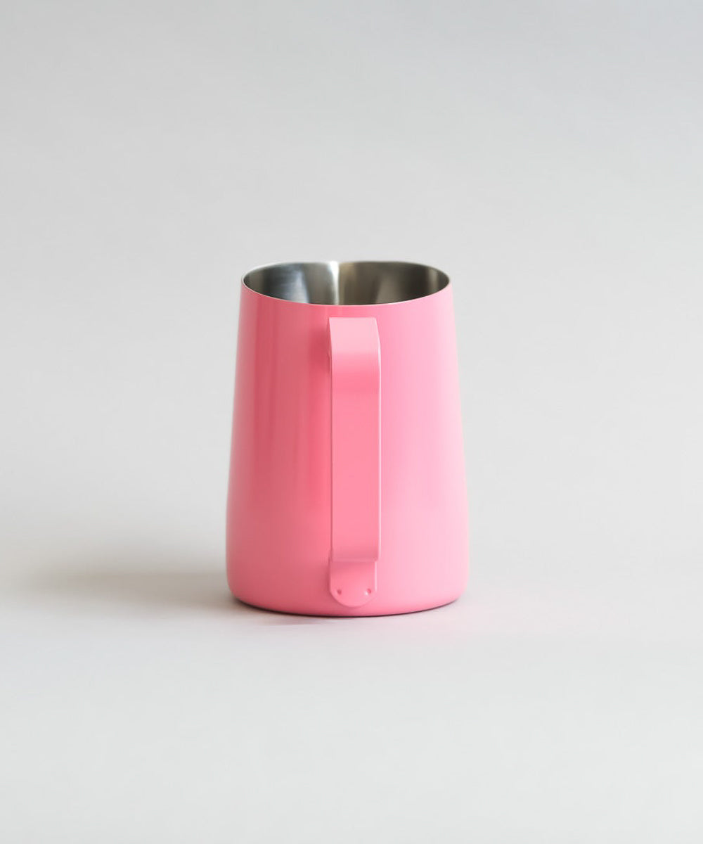 15oz Latte Art Pitcher with Round Spout in Gloss Bubble Gum – Slow