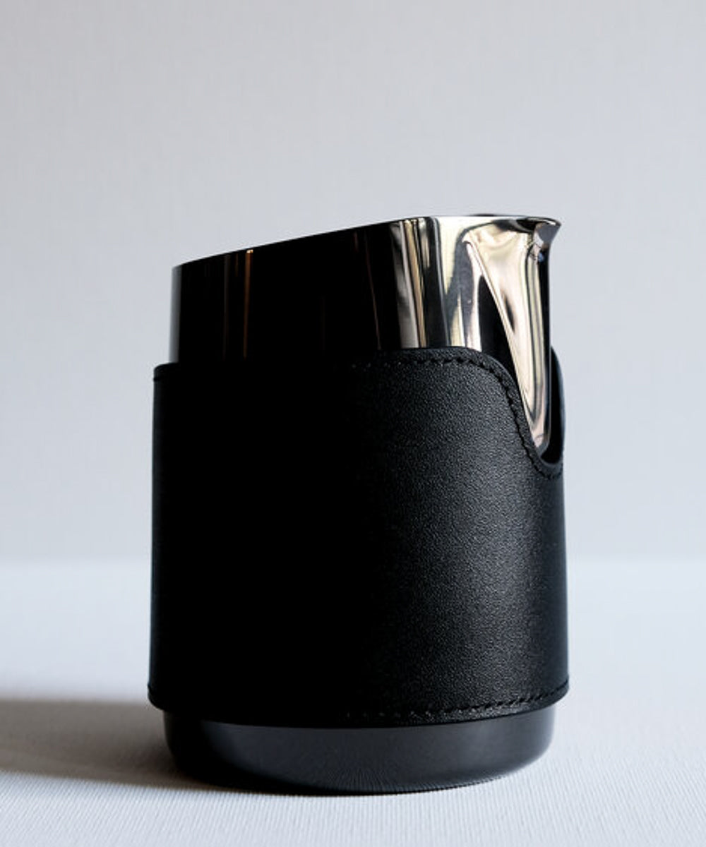 15oz Handleless Latte Art Pitcher with Narrow Spout in Titanium