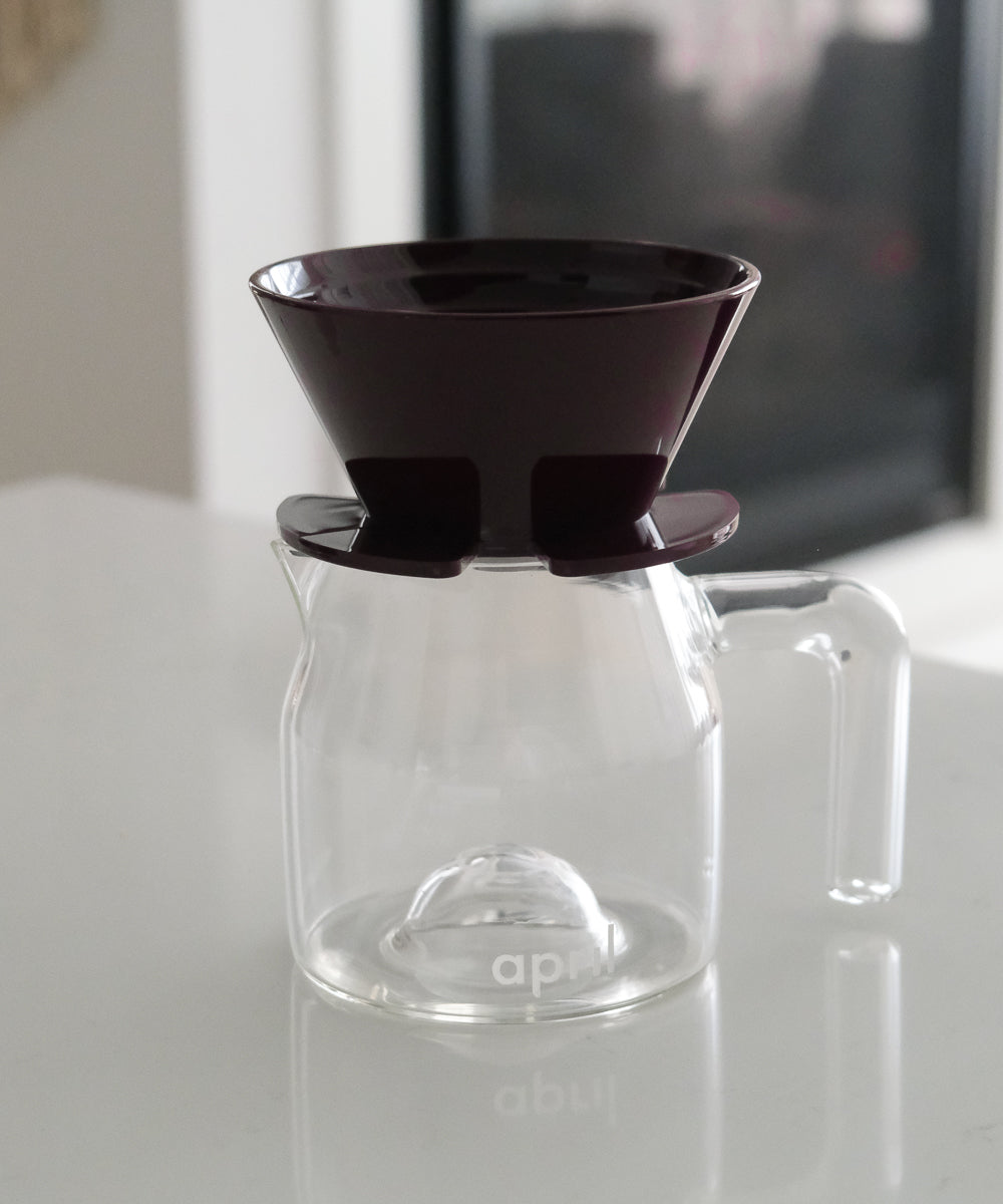 April Plastic Brewer with option to add Filter Pack – Slow Pour Supply