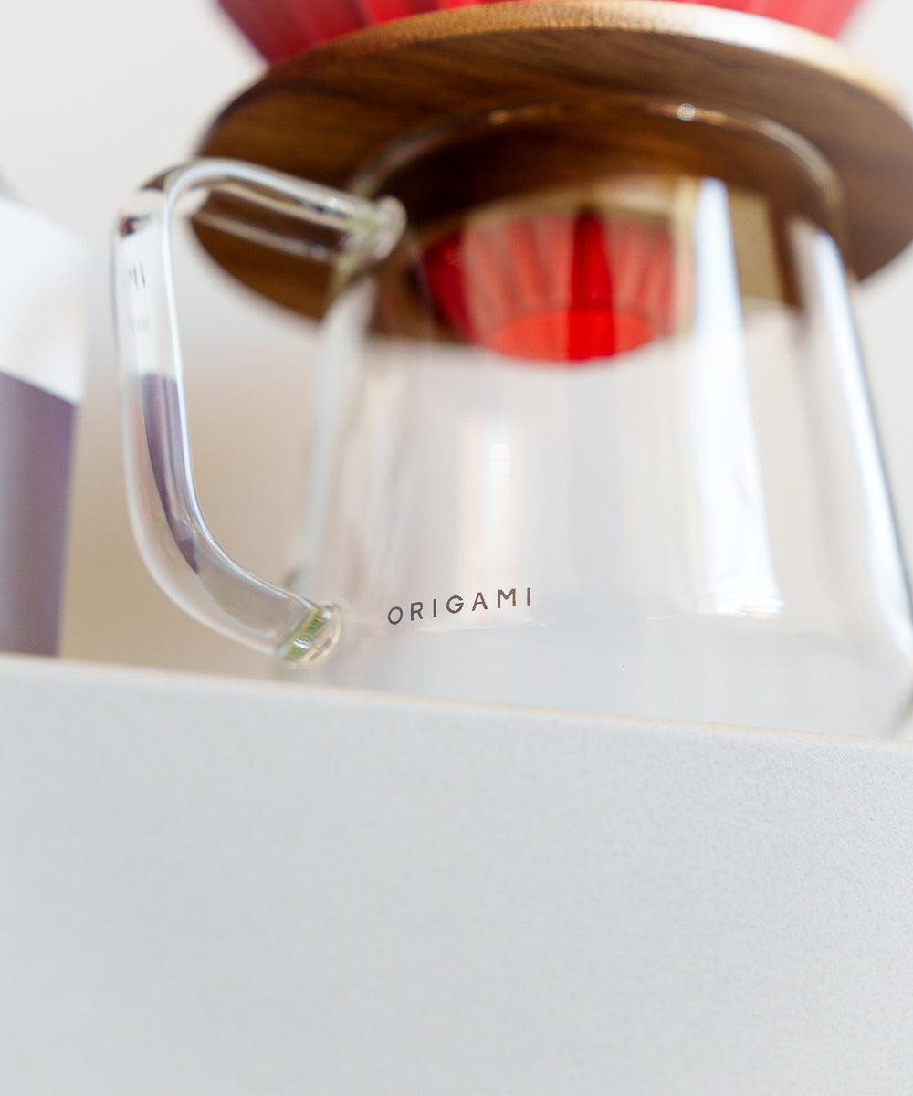 ORIGAMI Aroma Glass Server 460ml – Slow Pour Supply