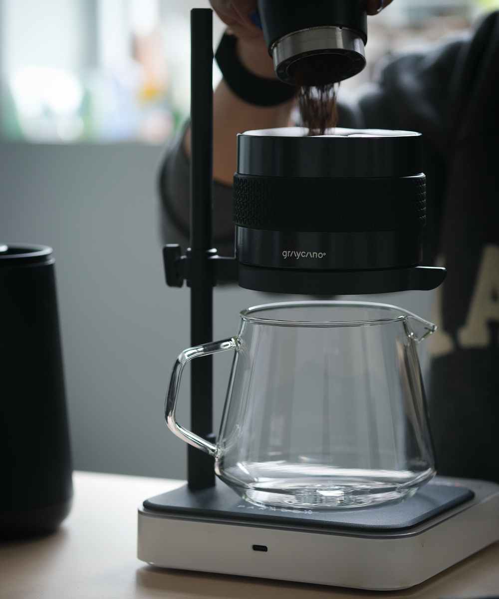 Graycano Dripper S - Cast Aluminum Pourover Brewer – Slow Pour Supply