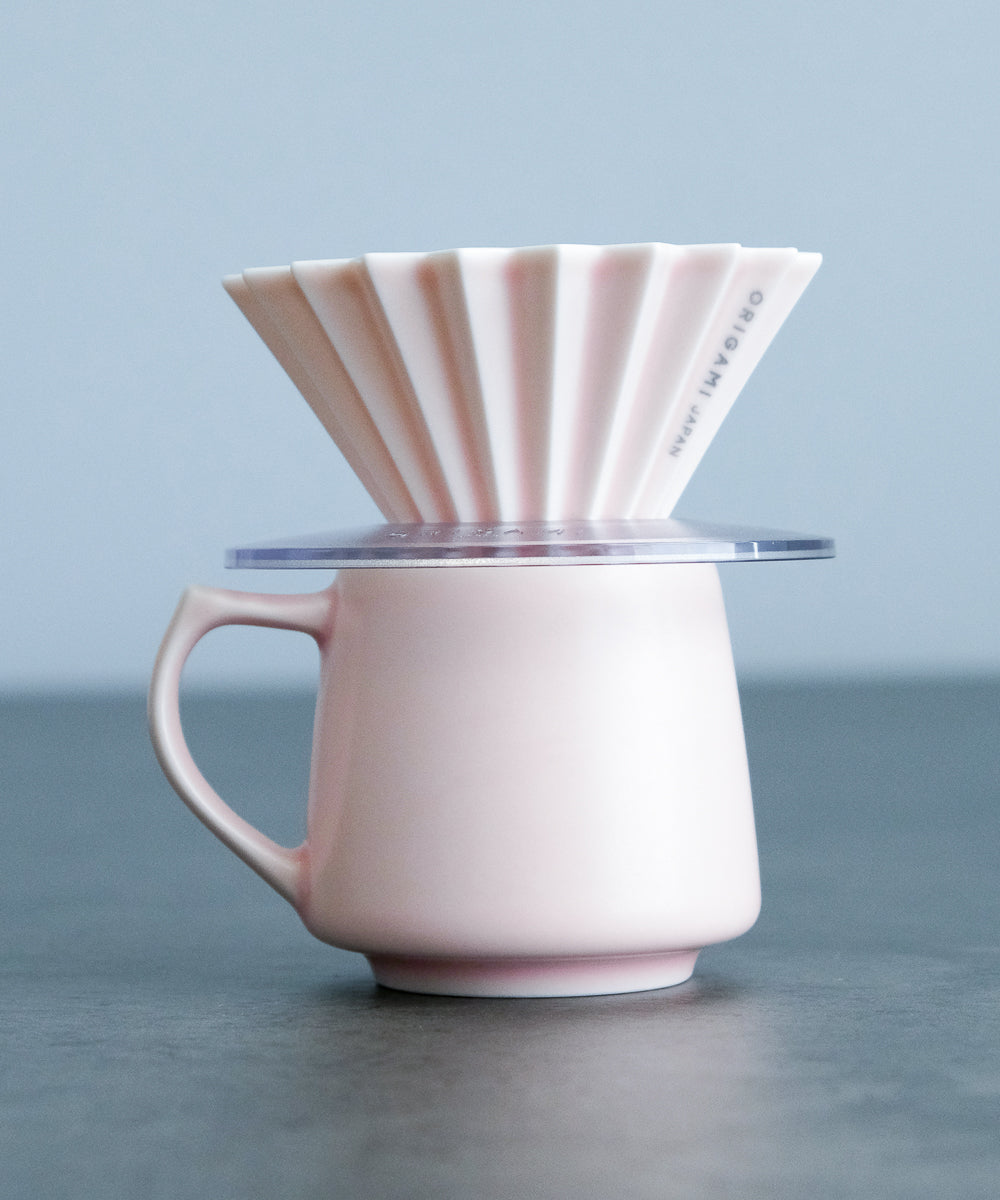 ORIGAMI Ceramic Brewing Set with Small Dripper + Resin Holder +