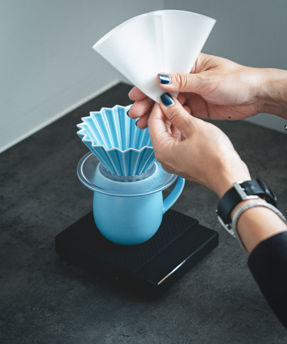 ORIGAMI Brewing Set with Small Dripper + Resin Holder + Filter +