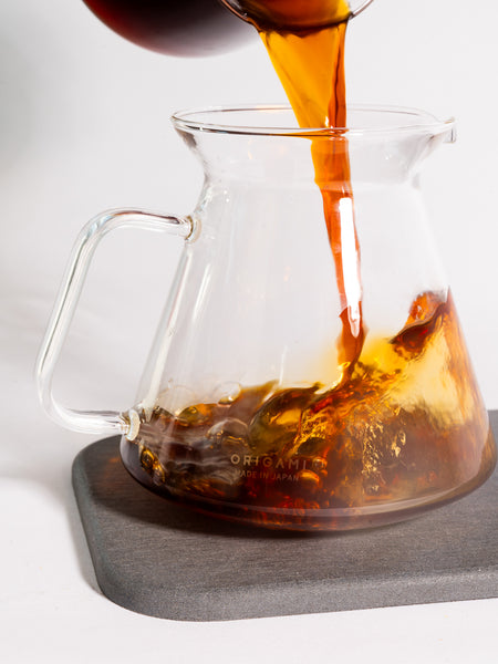 ORIGAMI X HARIO 710ml Glass Carafe – Slow Pour Supply