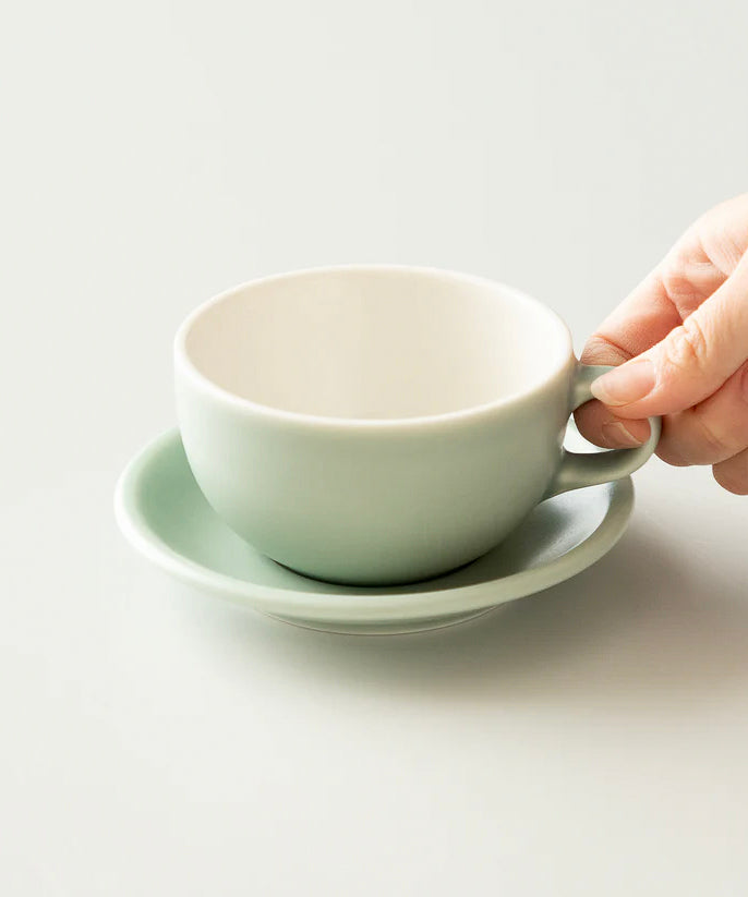 ORIGAMI 10oz Latte Cups and Saucers – Slow Pour Supply