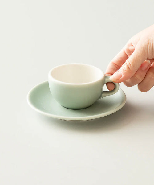 ORIGAMI 3oz Origami Espresso Cup and Saucer set – Slow Pour Supply