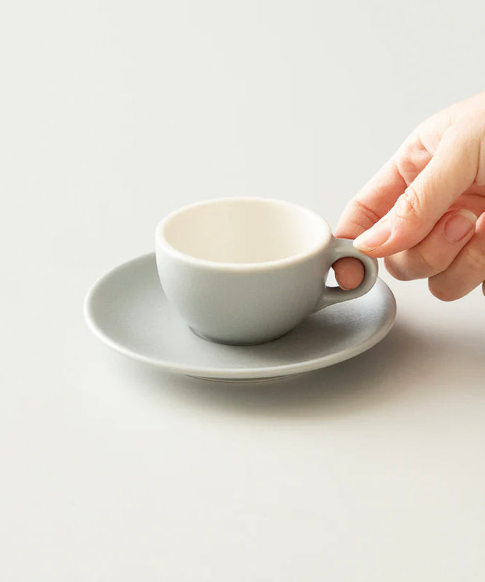 ORIGAMI 3oz Origami Espresso Cup and Saucer set – Slow Pour Supply