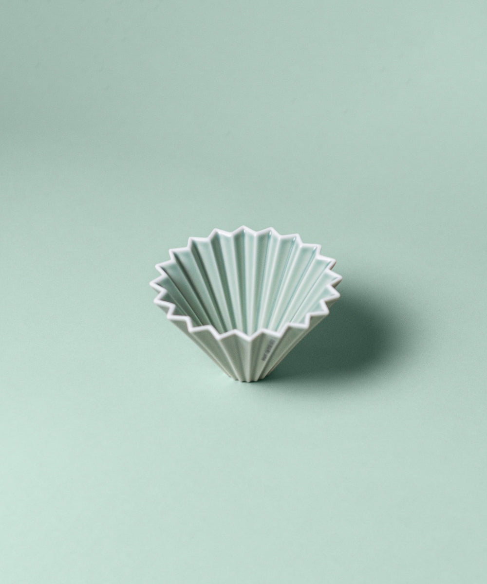 ORIGAMI Ceramic Dripper - Small for 1-2 Cup Brewing – Slow Pour Supply