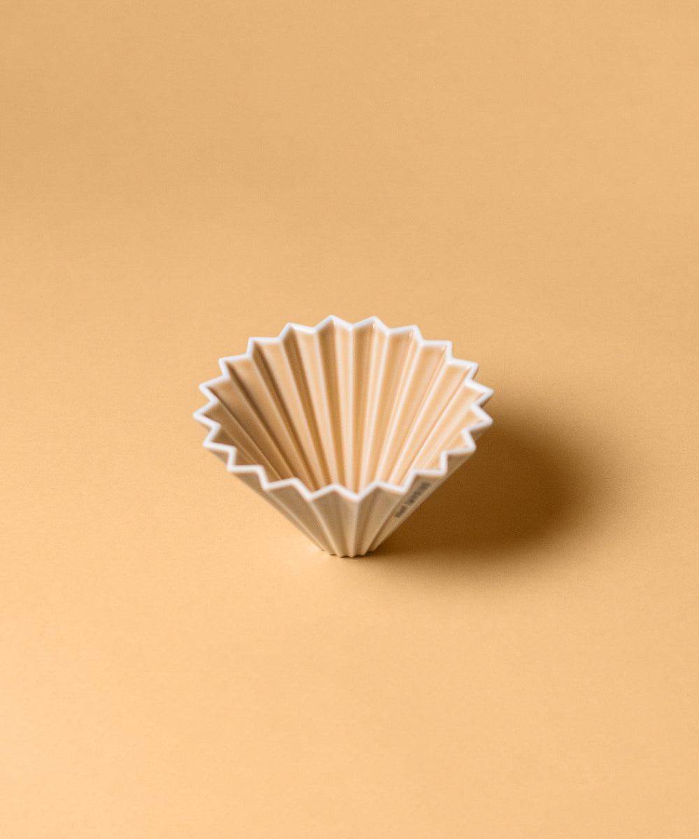 ORIGAMI Ceramic Dripper - Small for 1-2 Cup Brewing – Slow Pour Supply