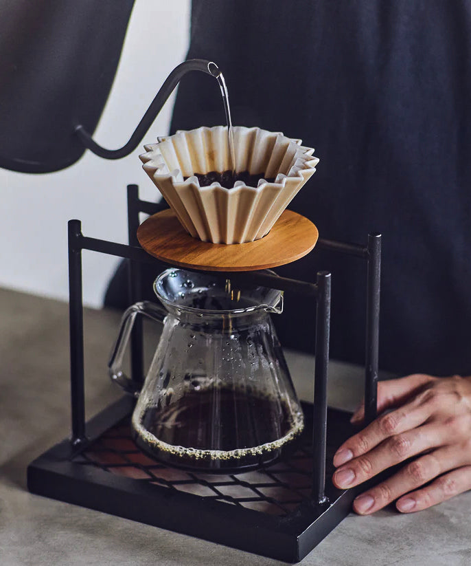 ORIGAMI Dripper Sakura Wood Holder – Slow Pour Supply