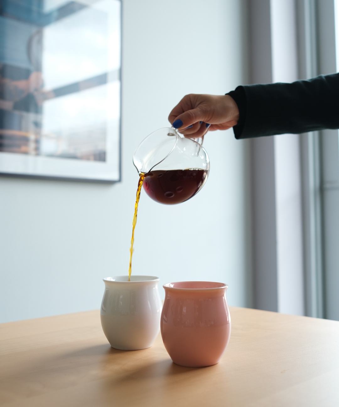 5pcs Premium Matcha Set Ceramic Bowl With Spout And Bamboo