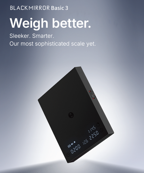 【2台セット】TIMEMORE Basic3 ブラック スケール TIMEMORE Black Mirror Basic 3 Weighing Panel with Flow Rate and