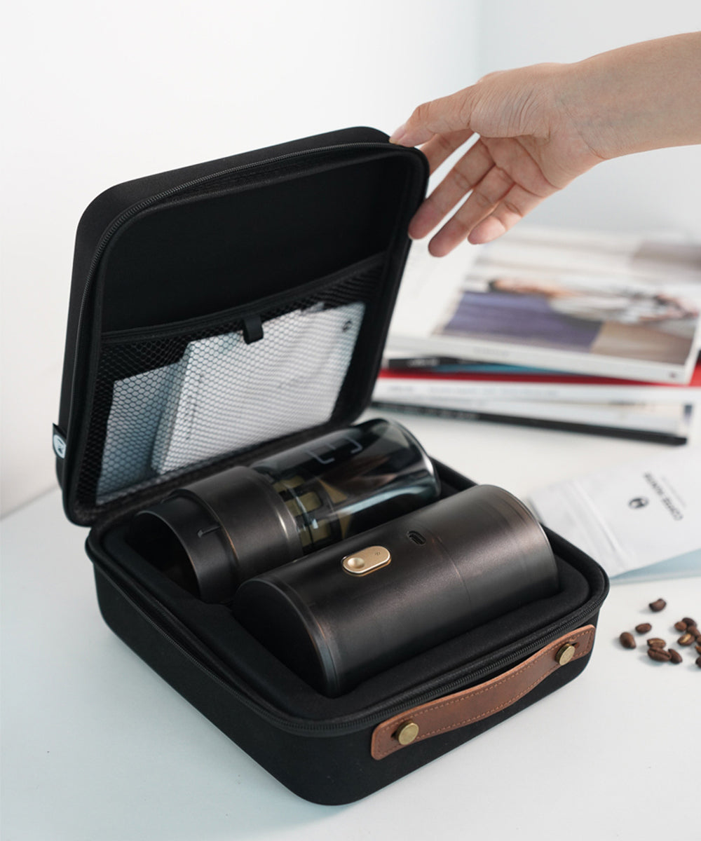 ELECTRIC GRINDER + BREWER HYBRID - TIMEMORE ADVANCE 123 GO