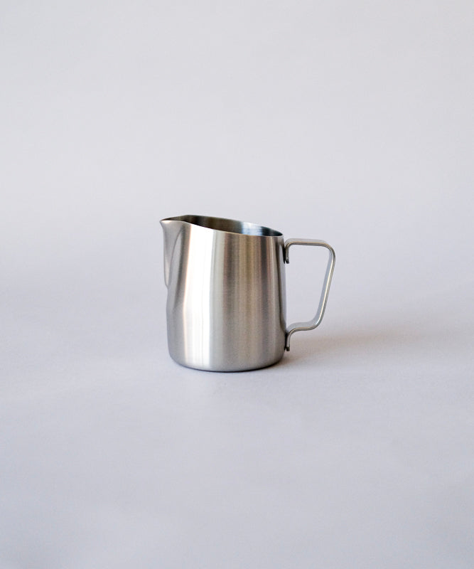 10oz Latte Art Pitcher with Narrow Spout in Brushed Silver