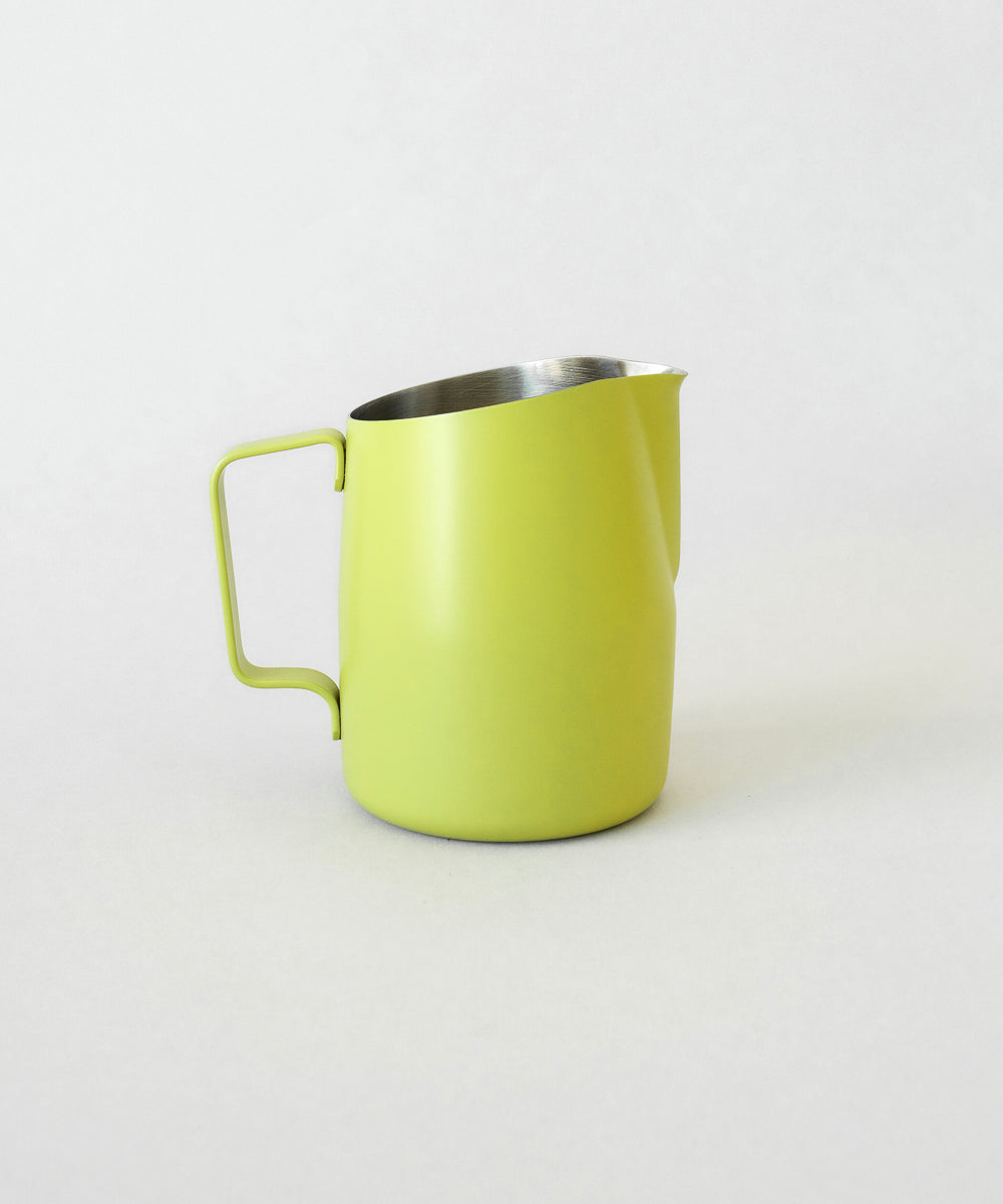 22oz Latte Art Pitcher with Wide Spout in Calamansi Mist – Slow Pour Supply