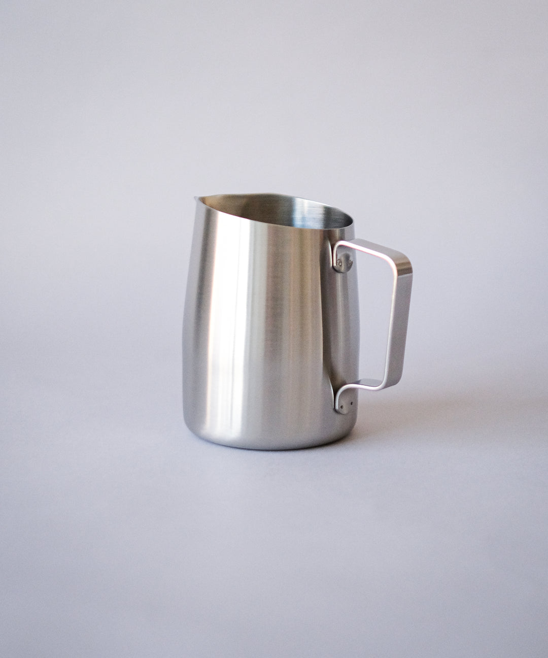 22oz Latte Art Pitcher with Wide Spout in Brushed Silver – Slow